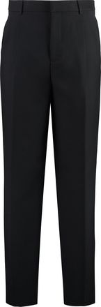 Versace Mens Virgin Wool Trousers - Black - Size EU 50 (Mens)