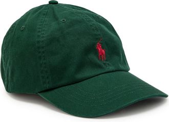 Polo Ralph Lauren Logo-embroidered Cotton cap - Dark Green - One Size