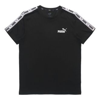 Puma Taping Logo T-Shirt Black 532557-01