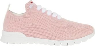 Kiton Cashmere Fit Sneakers - Dames - Sneakers - Roze - 38 EU - Leer - Schoenen