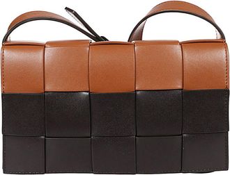Bottega Veneta Two Tone Intrecciato Handbag