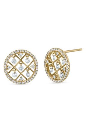 Bony Levy Audrey Diamond Stud Earrings in 18K Yellow Gold at Nordstrom