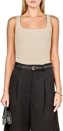 endless rose Rib Tank in Taupe at Nordstrom, Size X-Small