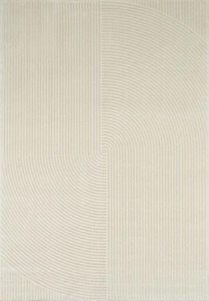 Nazar Rugs Alfombra en relieve crema - 200X290