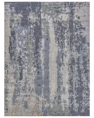 Exquisite Rugs Hand-Knotted Bamboo Silk and Cotton Rug