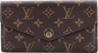 Louis Vuitton Sarah Wallet NM Monogram Canvas small wallets - Marrone