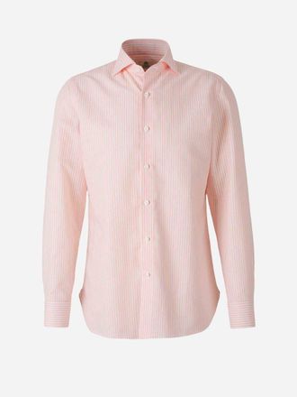 Borrelli Napoli Striped Cotton Shirt
