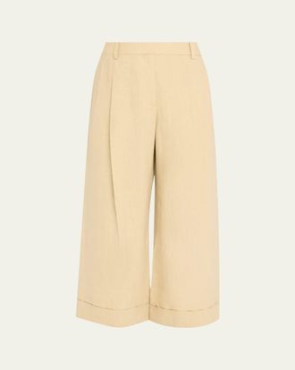 TWP Houston St Washed Linen Trousers