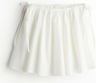 H&M Mini-Tellerjupe - White