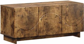 vidaXL Soporte De Tv 90 X 34.5 X 40 Cm Roble Ahumado Vidaxl