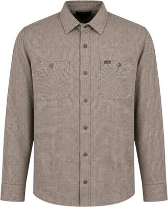 Filson Rangeland Flanellen Overhemd - Heren - Casual Overhemden - Bruin - L - Katoen - Overhemden