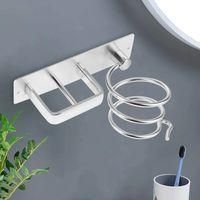 OEM Soporte Para Secador De Pelo, Soporte De Aluminio Para Plancha De Pelo, Soporte Para Secador De Pelo, Estante Para Secador De Pelo, Ideal Para Almacen
