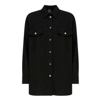 Pinko Shirts, female, Black, Size: L Shirts