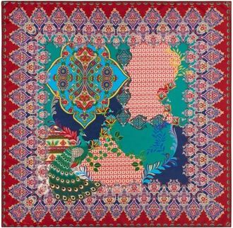 Johnny Was Amira Silk Scarf In Multicolor