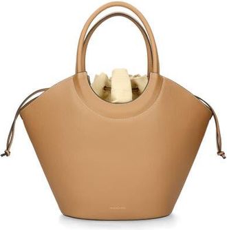 Ursula Mascar&oacute; Large Bag With Drawstring Inner Bag in Tan at Nordstrom