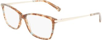 Longchamp Marble Brown-Azure Brillenmontuur - unisex - Brillen - Bruin - 53 MM - Accessoires