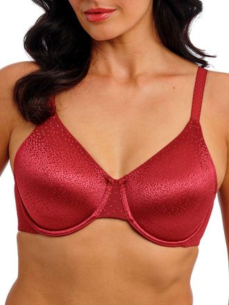 Wacoal Womens Back Appeal Underwire Bra - Red Polyamide - Size 34FF