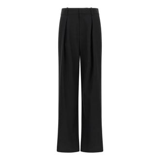 Maison Margiela Low Crotch Trousers - female - MM6 Maison Margiela - Wide Trousers - Black - 2XS - Trousers