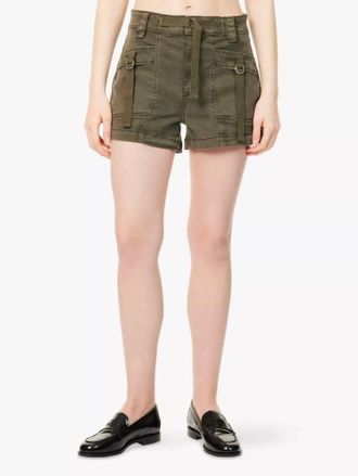 Paige Radley Cargo Short In Vintage Forester Green
