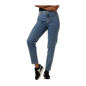 Calvin Klein Jeans, Dames, Blauw, W26, Denim, Mom Jeans
