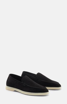 Scarosso Ludovica Loafers in Black Edit - Suede at Nordstrom, Size 37.5