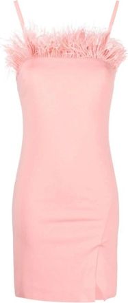 Twinset Short Kleedjes - Dames - Korte kleedjes - Roze - M - Nylon - Kleedjes