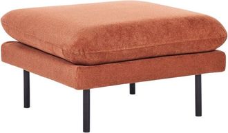 Beliani Ottoman VINTERBRO Chenille Golden Brown