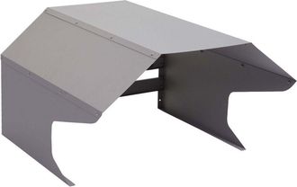 Hhg Garage riparo per robot tosaerba 41x60x70cm 973 acciaio zincato grigio