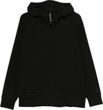 C.P. Company hooded zip sweatshirt - Black