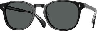 Oliver Peoples OV5298SU Finley Esq. Sun Polarized 1492P2 Mens Sunglasses Black Size 53