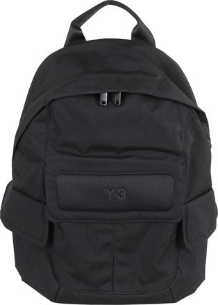 Yohji Yamamoto YS Black Zip-Around Polyester Backpack