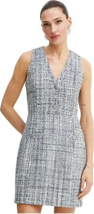 Guess Sadie Jurk - Dames - Korte kleedjes - Blauw - M - Leer - Kleedjes