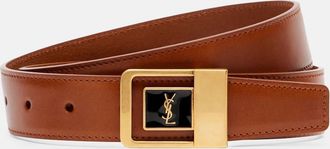 Saint Laurent La 66 leather belt