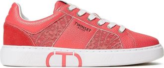 Twin-Set Sneakers met vlakken - Rood