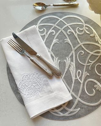 Arte Italica Baroque Embroidered Napkins, Set of 4