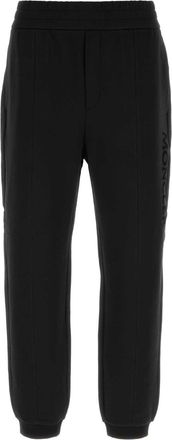 Moncler Black Cotton Joggers