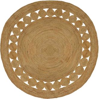 vidaXL Alfombras De &Aacute;rea Natural &Oslash; 240 Cm Yute Vidaxl