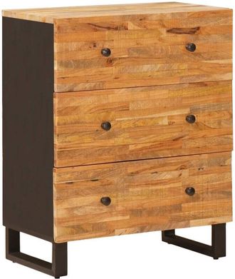 vidaXL Aparador De Almacenamiento Marr&oacute;n 60 X 33 X 75 Cm Vidaxl