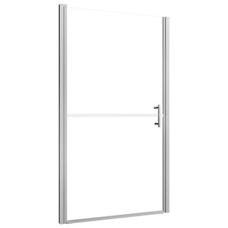 vidaXL Puerta De Ducha De Vidrio Templado 100x178 Cm Vidaxl