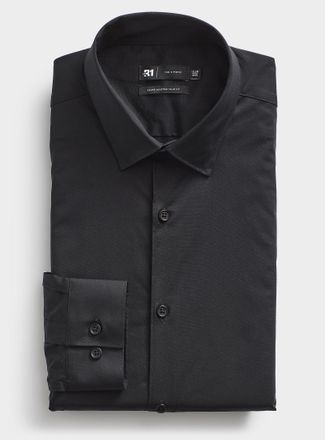 Le 31 Mens Stretch cotton shirt Slim fit