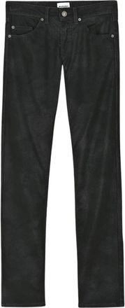 Isabel Marant Kelsie Slim Trousers - female - Marant &eacute;toile - Slim-fit Trousers - Black - S - Trousers