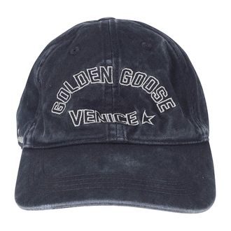 Golden Goose Journey Baseball Cap - Heren - Petten - Blauw - ONE Size - Katoen - Accessoires