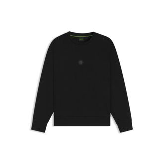 BOSS Cotton-blend sweatshirt with Double B monogram
