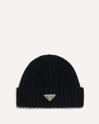 Prada Virgin wool Beanie Hat Female M