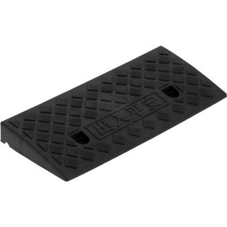 OEM Rampa Para Bordillo De 49x21,8x5 Cm - Pl&aacute;stico Pp Antideslizante - Carga M&aacute;xima Para Veh&iacute;culos Pesados - F&aacute;cil Acceso Para Garajes Y Muelles De Carga 
