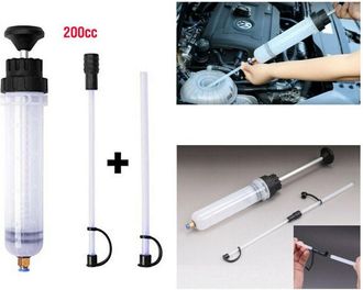 Trade Shop Trade Shop - Pompa Manuale Per Cambio Olio Pompa Aspirazione Liquidi Audi Vw Seat 200cc 200ml