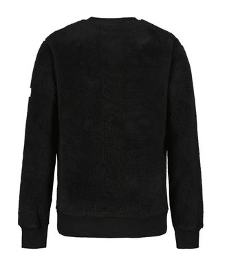 Icepeak Fleecepullover ICEPEAK, Herren, Gr. XXL, schwarz, Pl&uuml;sch, Obermaterial: 100% Polyester, unifarben, Rundhals, weit B&uuml;ndchen, Sweatshirts Fleecepullover