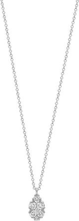 Bony Levy Mika Diamond Cluster Pendant Necklace in 18K White Gold at Nordstrom Rack