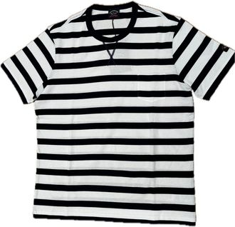 Paul & Shark Veelzijdig katoenen T-shirt met iconische badge - Heren - T-shirts - Zwart - M - Katoen - Tops