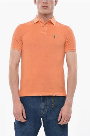 Polo Ralph Lauren Cotton Two-Button Polo with Logo size Xs